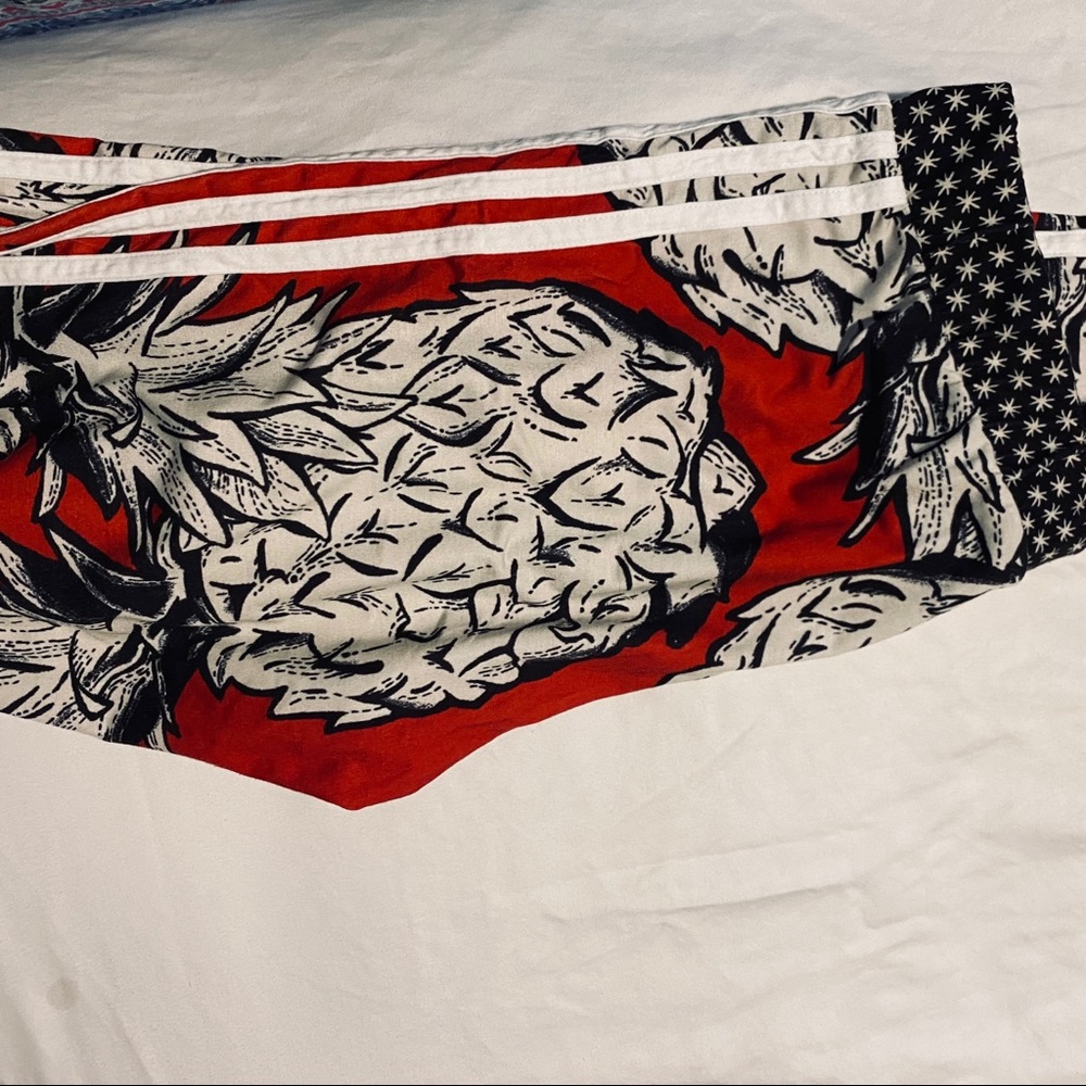 Large Adidas leggings pineapple design large